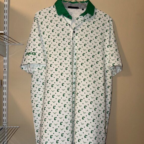 Greyson Philadelphia Eagles Polo Shirt Men’s XXL | NWT Performance Golf Polo - Picture 2 of 7